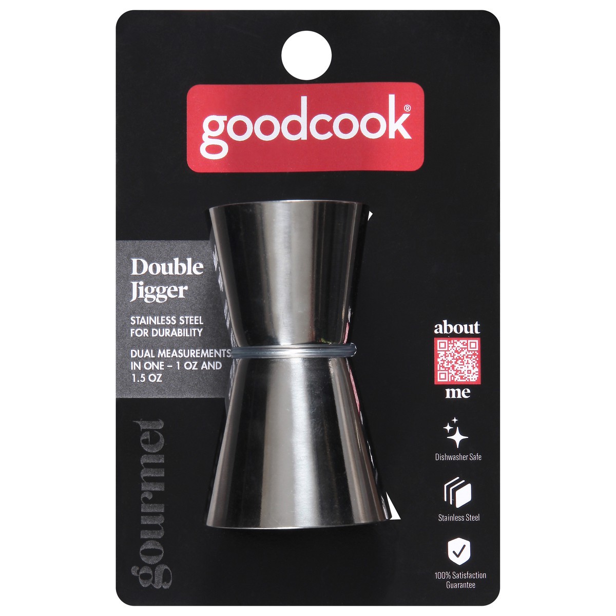 slide 1 of 1, Good Cook Gourmet Double Jigger 1 ea, 1 ct