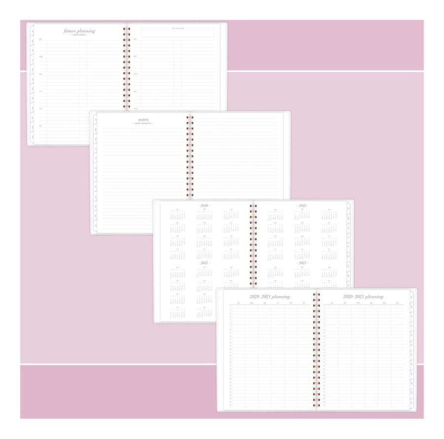 slide 2 of 5, Cambridge Workstyle Weekly/Monthly Academic Planner, 8-1/2'' X 11'', Dusty Pink, July 2020 To June 2021, 1442-901A-19, 1 ct