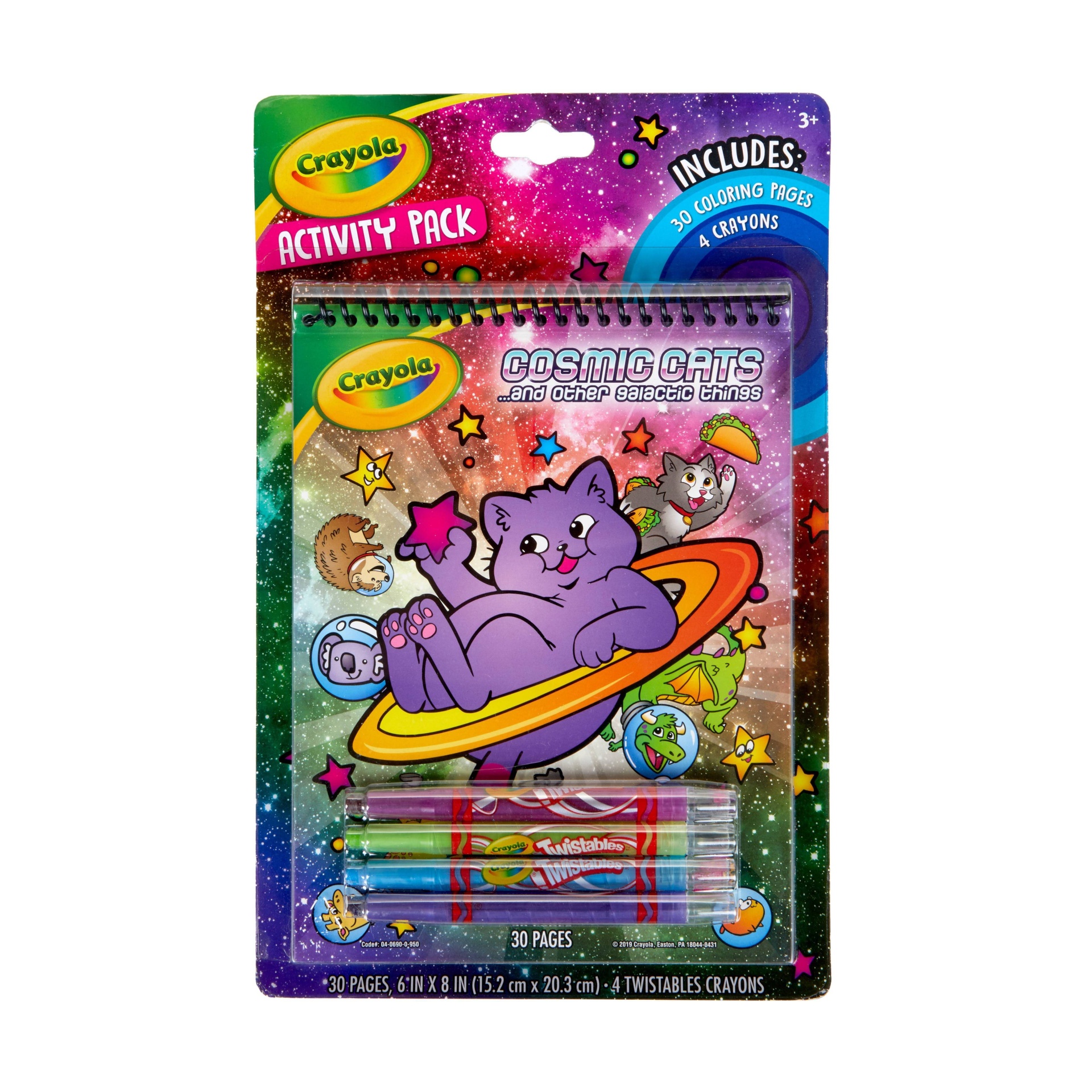 Crayola Cosmic Cats Coloring Activity Pack 1 ct Shipt