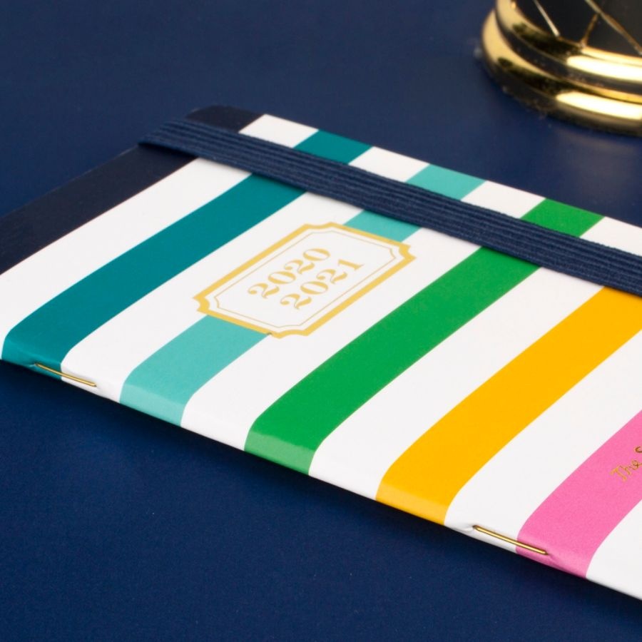 slide 2 of 4, At-A-Glance Emily Ley Simplified Happy Stripe Academic 24-Month Planner, 3-1/2'' X 6'', Multicolor, July 2020 To June 2022, El400-021A, 1 ct