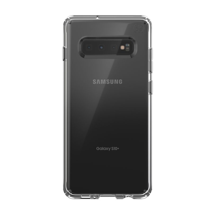 slide 4 of 5, Speck Presidio Stay Clear Case For Samsung Galaxy S10+, Clear, 124606-5085, 1 ct