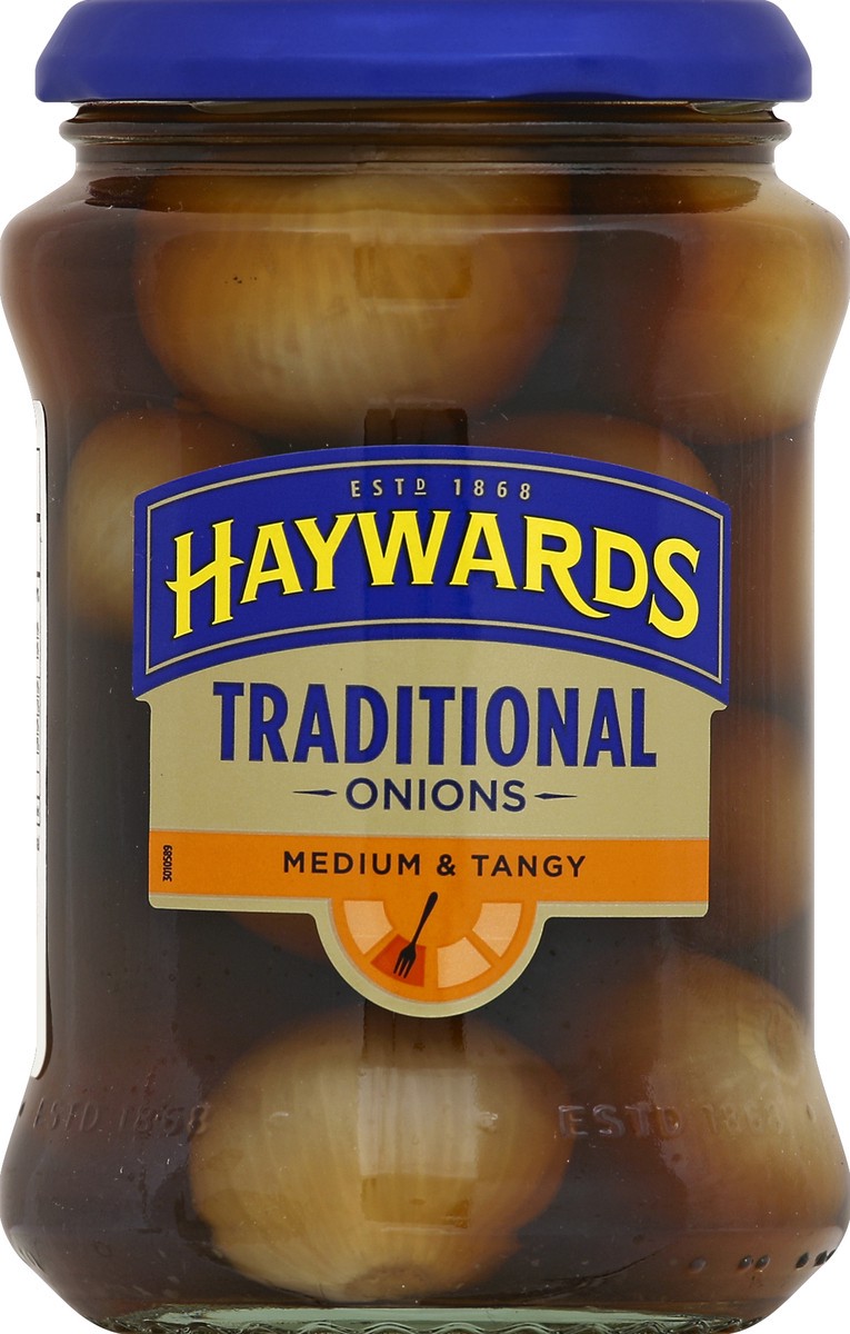 slide 2 of 2, Haywards Traditional Pickled Onions Medium and Tangy, 14.1 oz