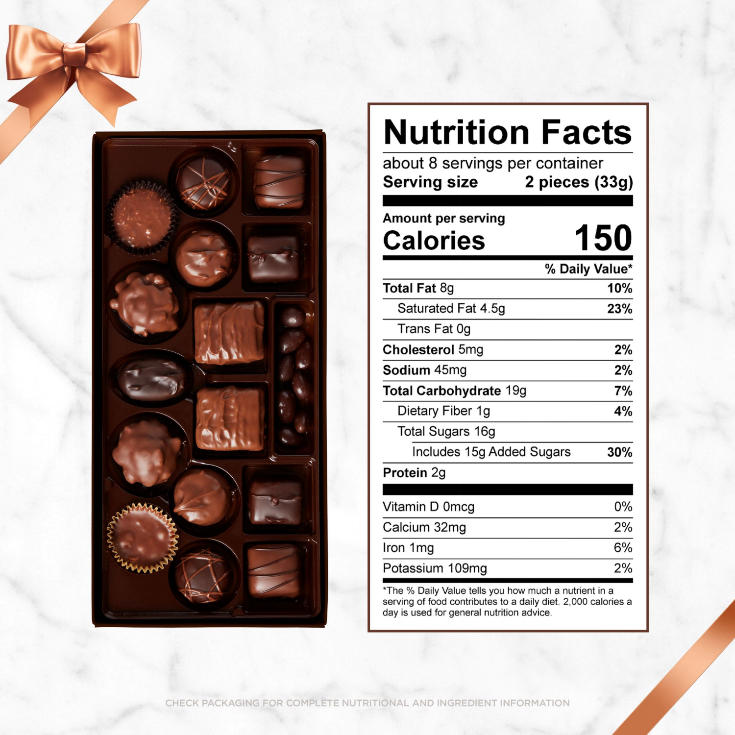 slide 3 of 8, RUSSELL STOVER Christmas Assorted Milk & Dark Chocolate Candy Gift Box, 9.4 oz., 9.4 oz