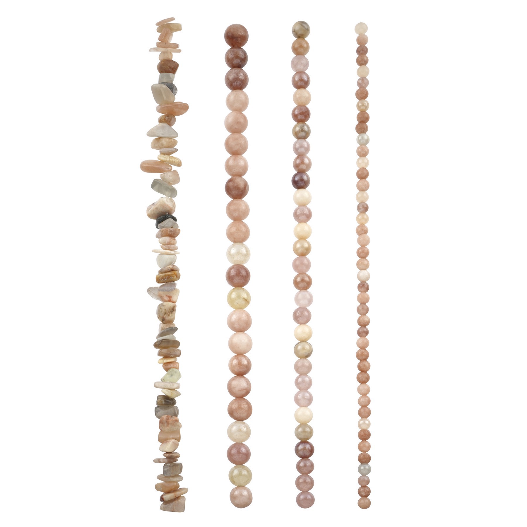 slide 3 of 3, Mixed Sandstone Beads By Bead Landing, 4mm-10mm