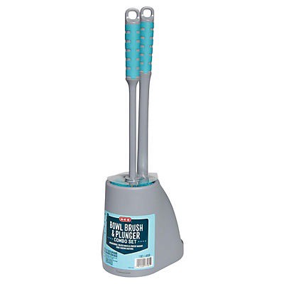 slide 1 of 1, H-E-B Bowl Brush & Plunger Combo Set, 1 ct