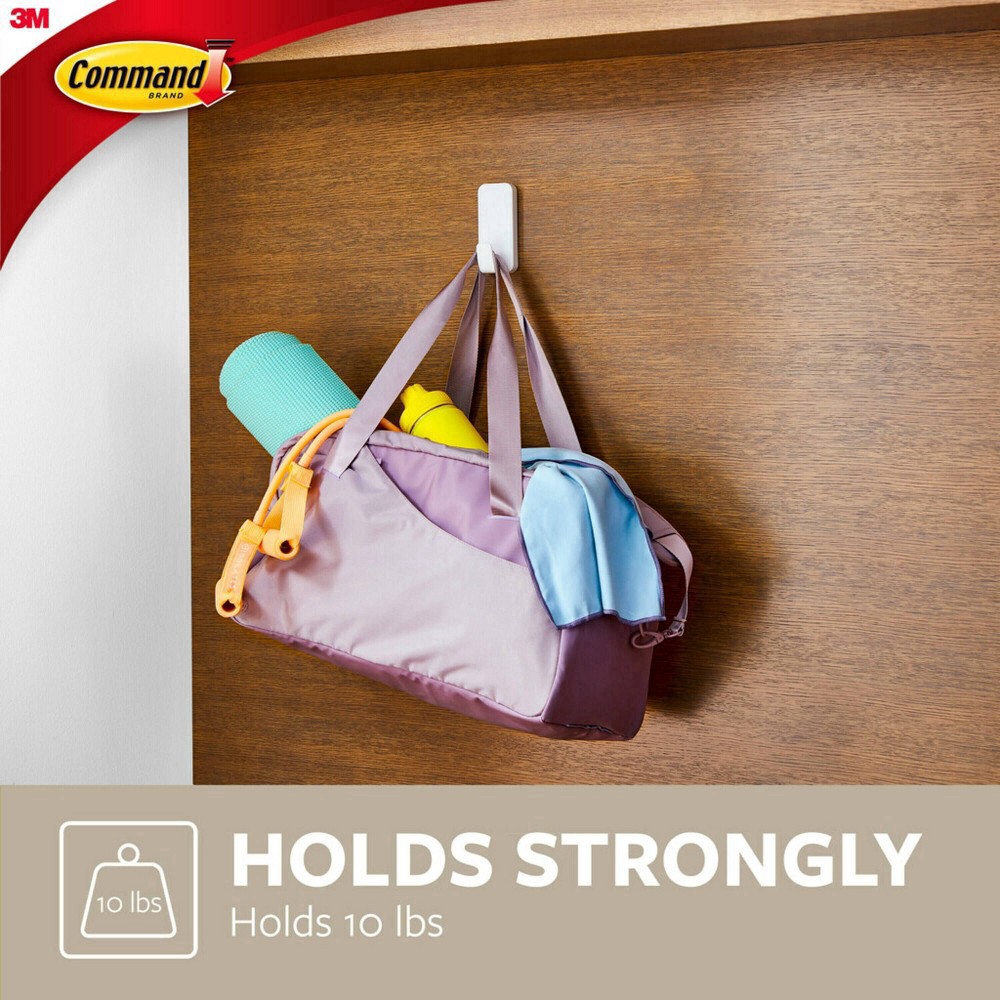 slide 3 of 7, Command 10lb Extra Large Hooks, 2 ct