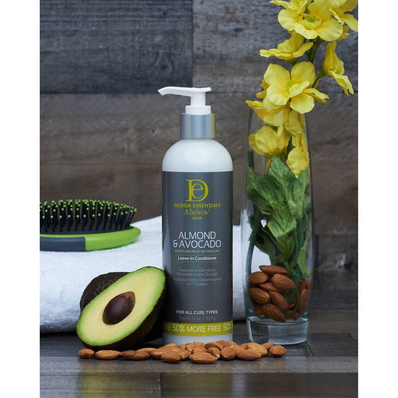 slide 6 of 6, Design Essentials Almond Avocado Leave In Conditioner - 12oz, 12 oz