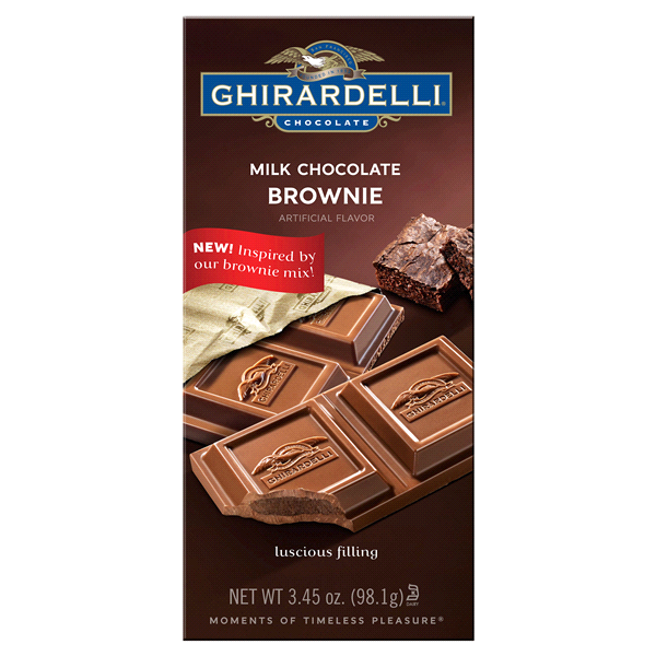 slide 1 of 1, Ghirardelli Milk Chocolate Brown Luscious Filling, 3.45 oz