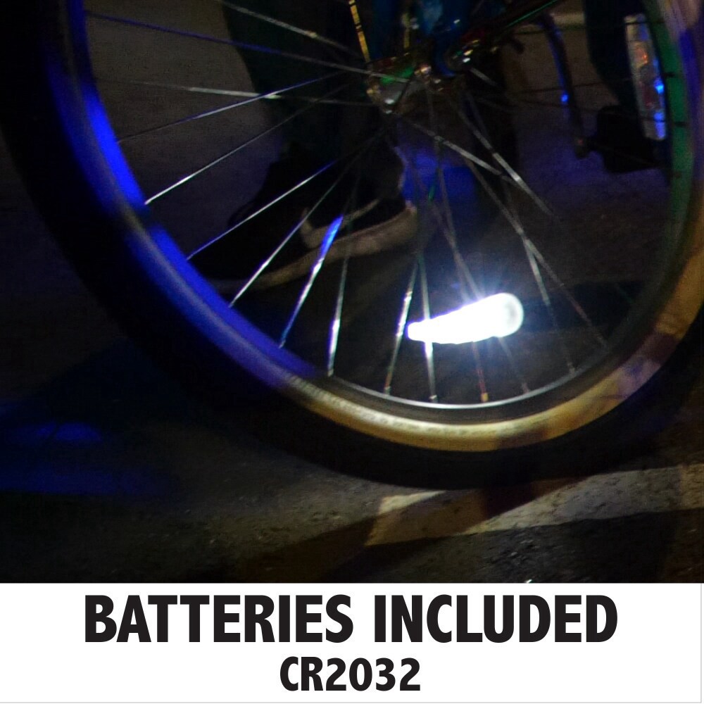slide 4 of 5, C-Preme Bike Spoke Light, 1 ct