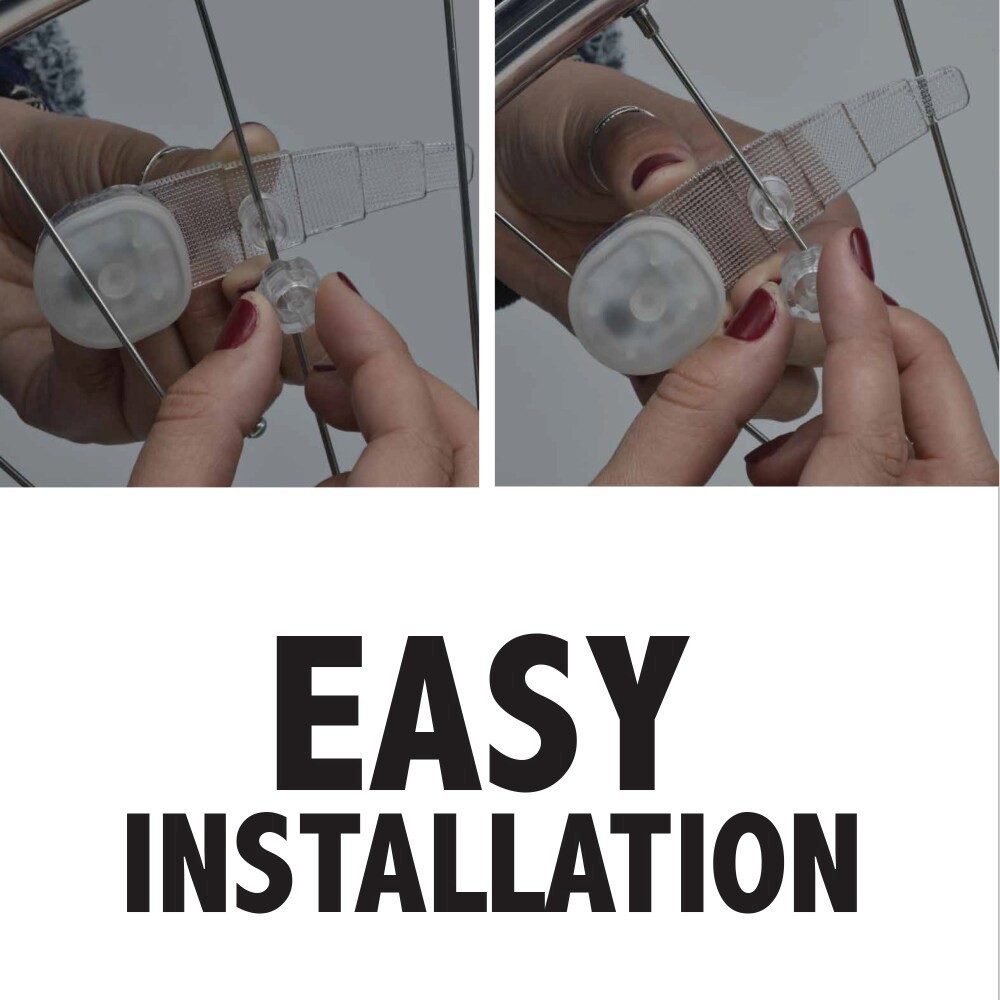 slide 3 of 5, C-Preme Bike Spoke Light, 1 ct