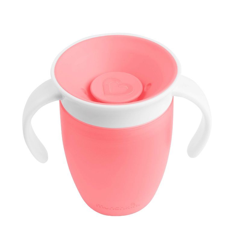 slide 4 of 4, Munchkin Miracle 360? Trainer Cup - Pink - 7oz, 7 oz