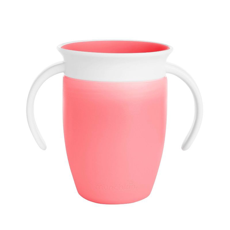 slide 1 of 4, Munchkin Miracle 360? Trainer Cup - Pink - 7oz, 7 oz