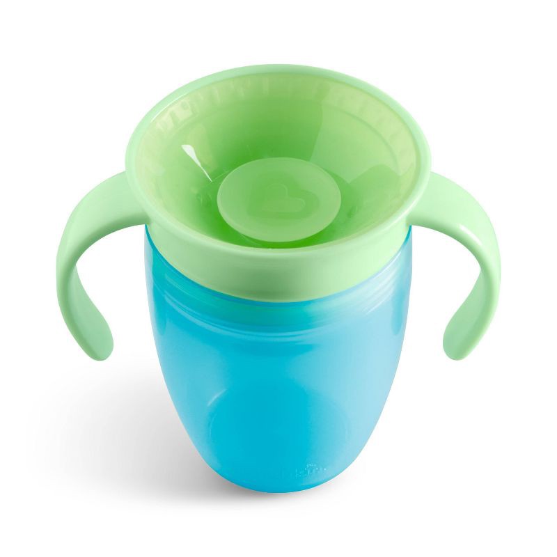 slide 7 of 7, Munchkin Miracle 360 Trainer Cup 7oz - Blue, 7 oz