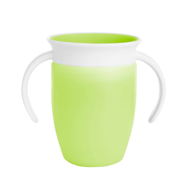 slide 1 of 4, Munchkin Miracle 360? Trainer Cup - Green - 7oz, 7 oz