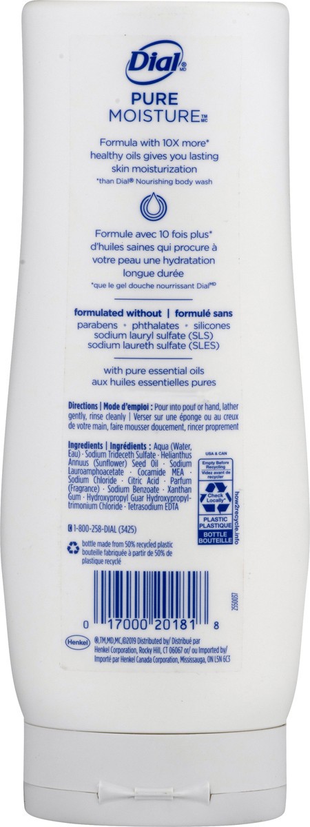 slide 5 of 9, Dial Moisturizing Sandlewood Body Wash 14.0 oz, 14 oz