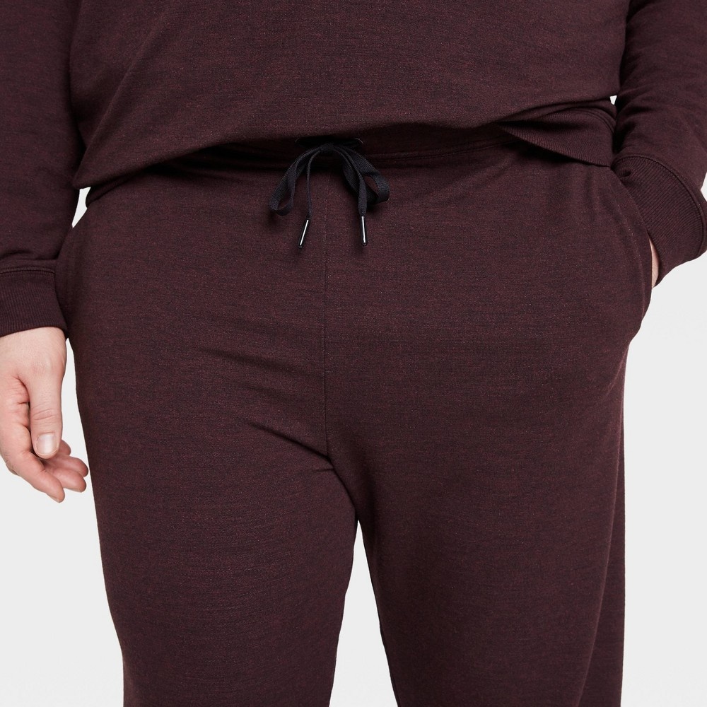 Men's Soft Gym Pants All in Motion Maroon M 1 ct Shipt