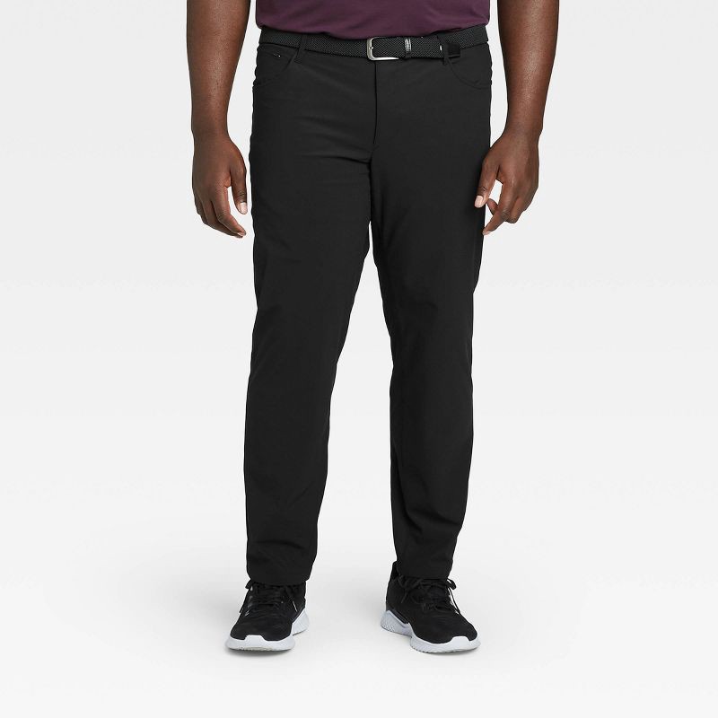 slide 5 of 8, Men's Golf Pants - All In Motion™ Black 36x32, 1 ct