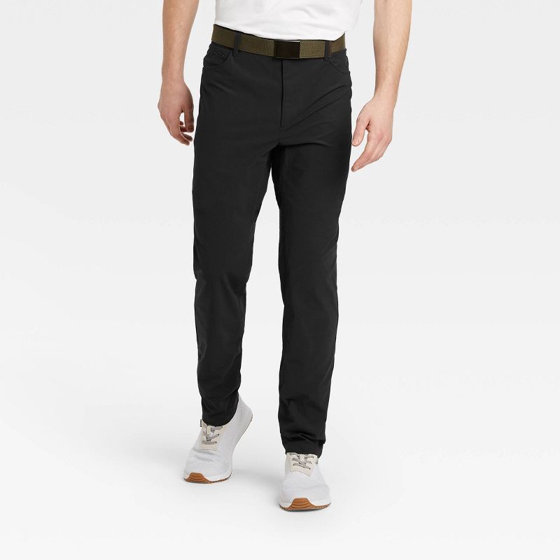 slide 1 of 8, Men's Golf Pants - All In Motion™ Black 36x32, 1 ct