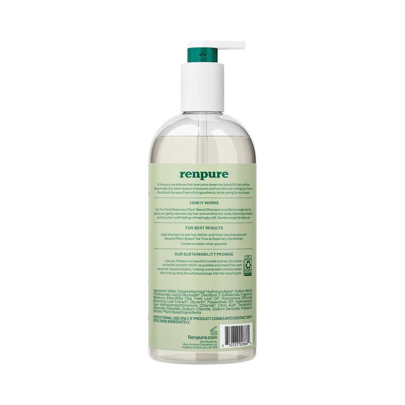 slide 2 of 3, Renpure Tea Tree & Rosemary Shampoo - 24 fl oz, 24 fl oz