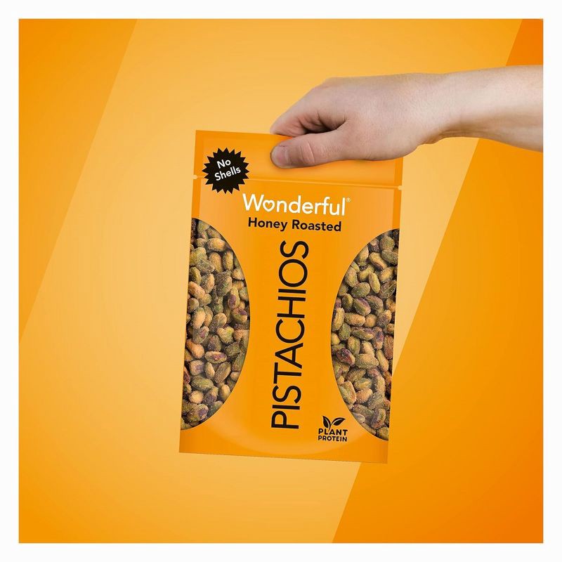 slide 5 of 7, Wonderful Pistachios No Shells Honey Roasted - 5.5oz, 5.5 oz
