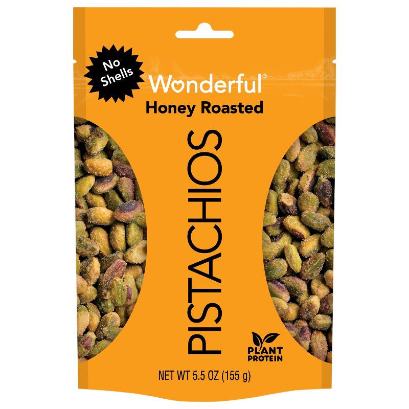 slide 1 of 7, Wonderful Pistachios No Shells Honey Roasted - 5.5oz, 5.5 oz