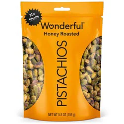 Wonderful Pistachios No Shells Honey Roasted - 5.5oz