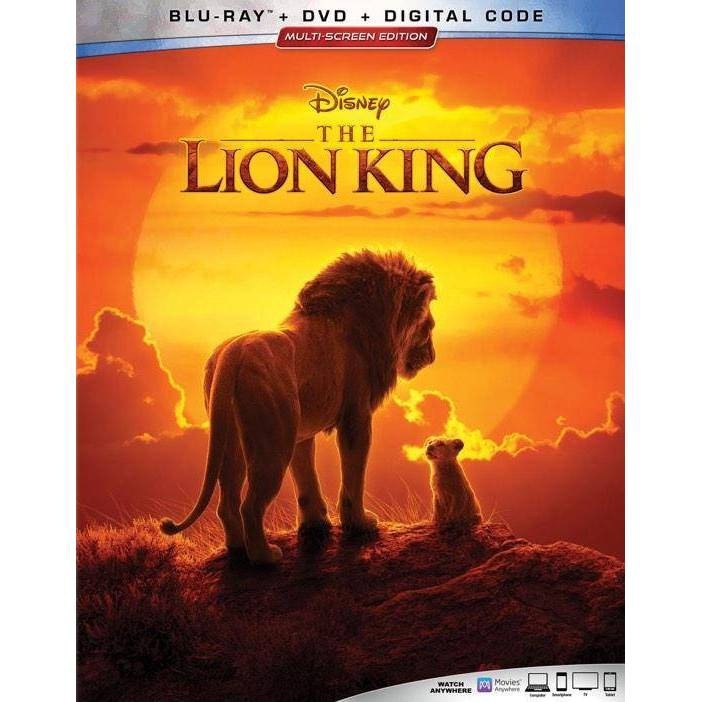 slide 1 of 2, Disney The Lion King (2019) (Blu-ray + DVD + Digital), 1 ct