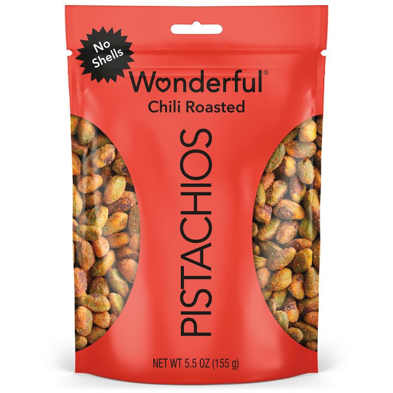 slide 1 of 6, Wonderful Pistachios No Shells Chili Roasted - 5.5oz, 5.5 oz