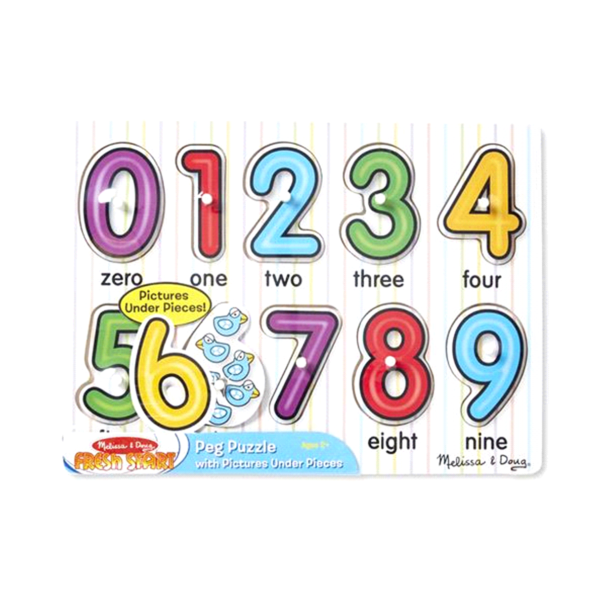 slide 2 of 4, Melissa & Doug Peg Puzzle, 1 ct