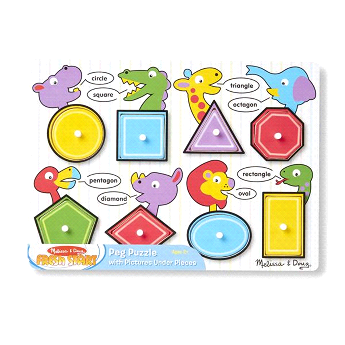 slide 4 of 4, Melissa & Doug Peg Puzzle, 1 ct