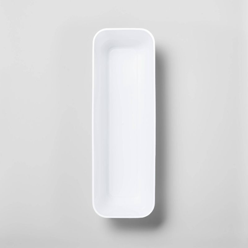 slide 3 of 4, 3pk Long Storage Trays White - Brightroom™, 3 ct