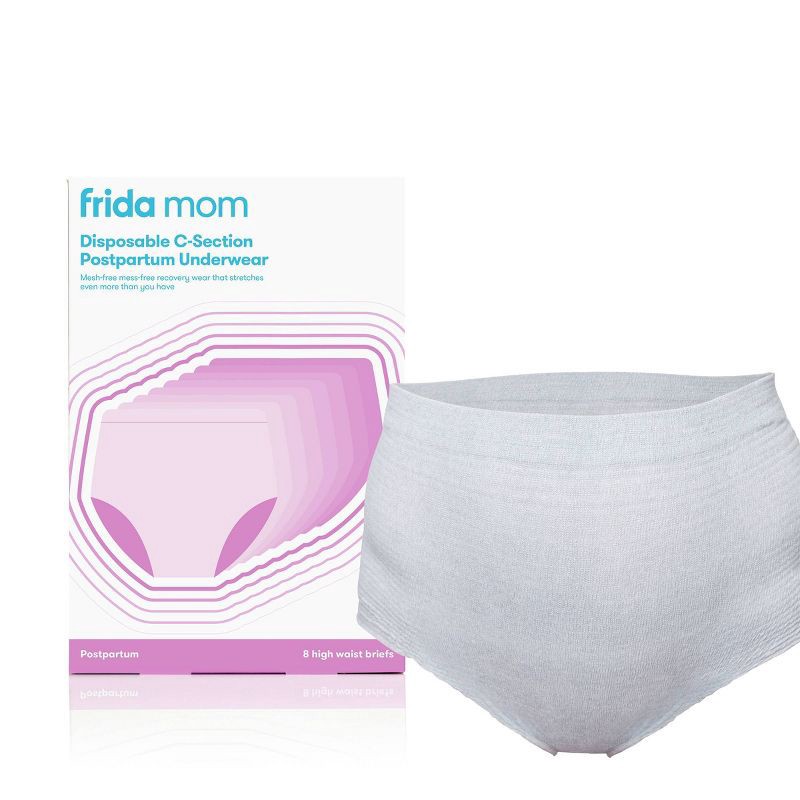 slide 1 of 6, Frida Mom Disposable C-Section Postpartum Underwear - Regular 8ct, 8 ct