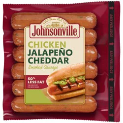 Johnsonville Jalapeno Cheddar Smoked Chicken Sausage, 12 oz