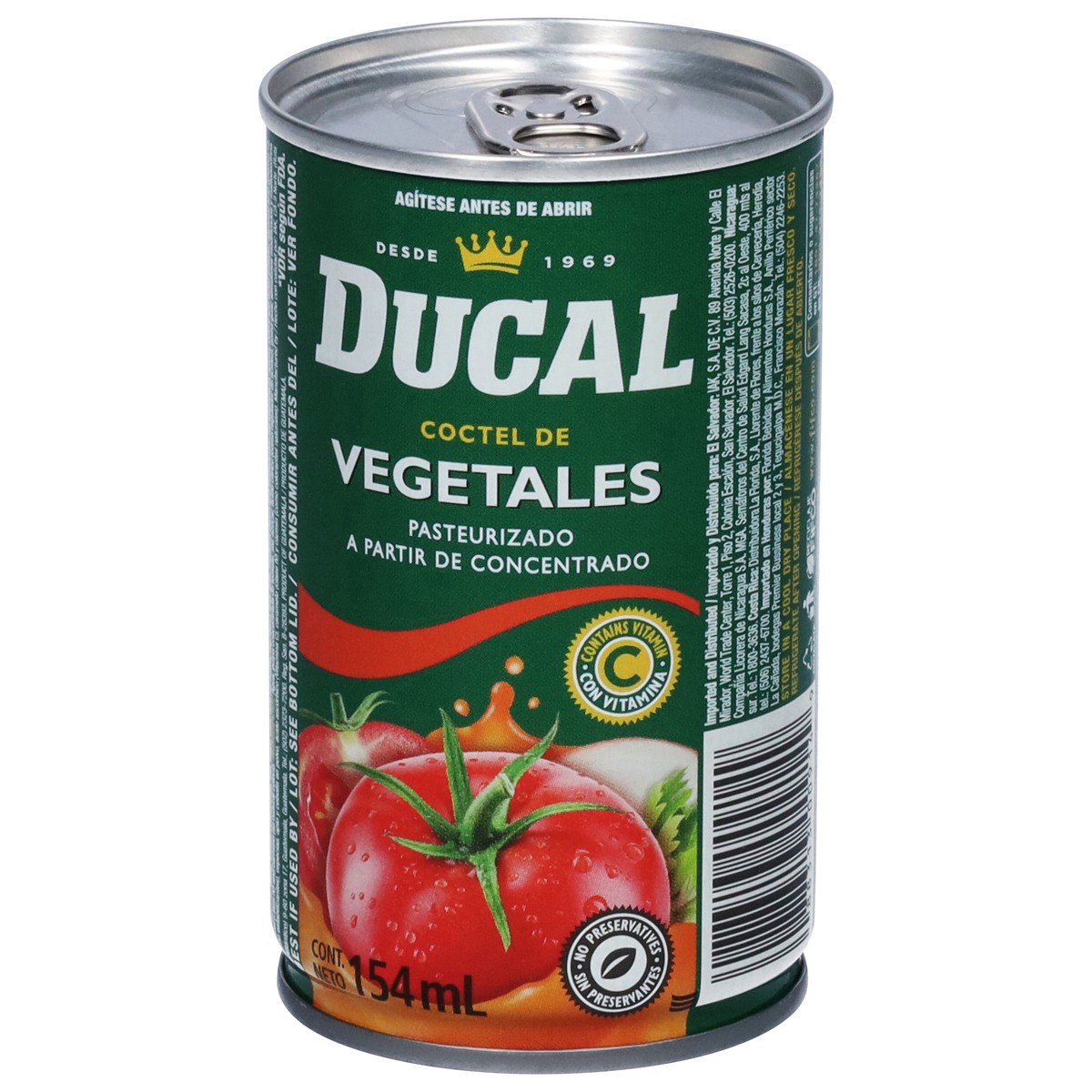 slide 11 of 14, Ducal Vegetable Juice, 5.2 oz