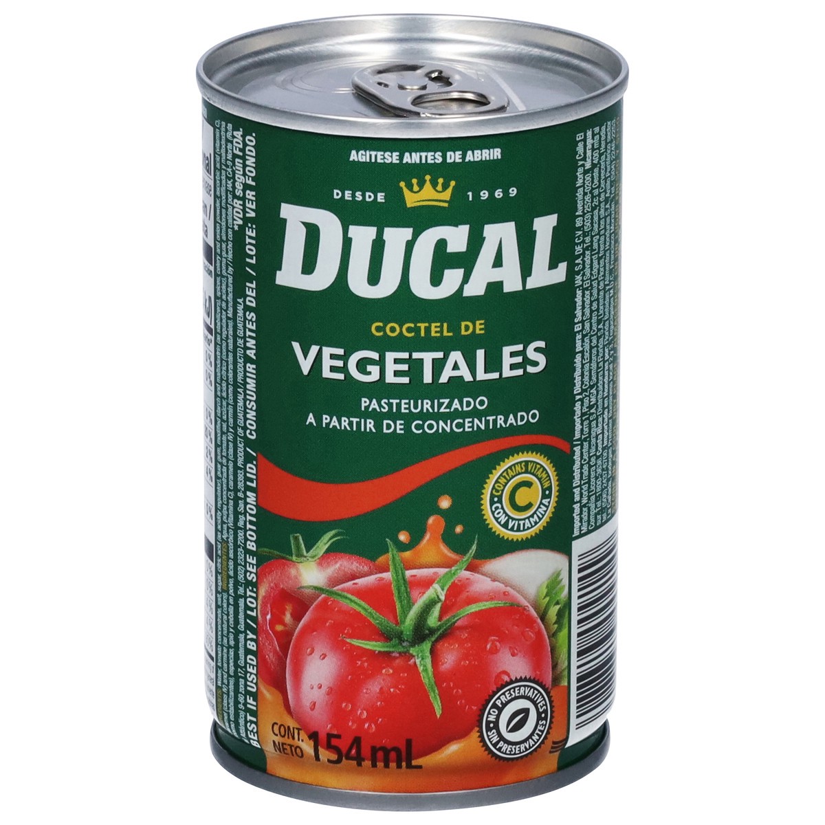 slide 9 of 14, Ducal Vegetable Juice, 5.2 oz