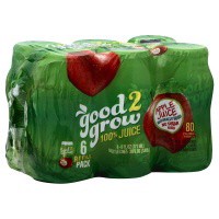 slide 1 of 1, good2grow Apple 100% Juice Refill, 6 ct; 6 fl oz