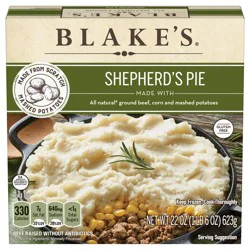 Blake's All Natural Shepherd's Pie, Frozen Meal, 22 oz