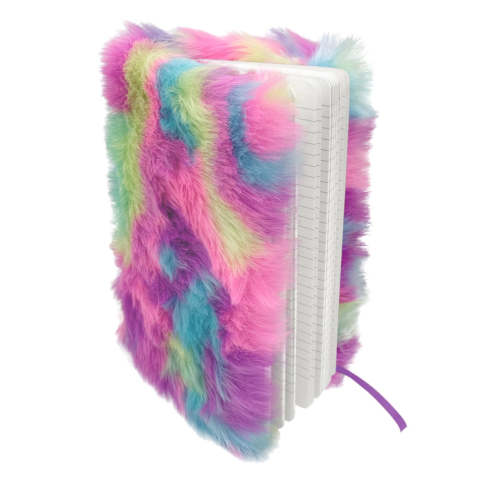 slide 3 of 4, Multicolor Unicorn Craft Faux Fur By Creatology, 9 in x 12 in
