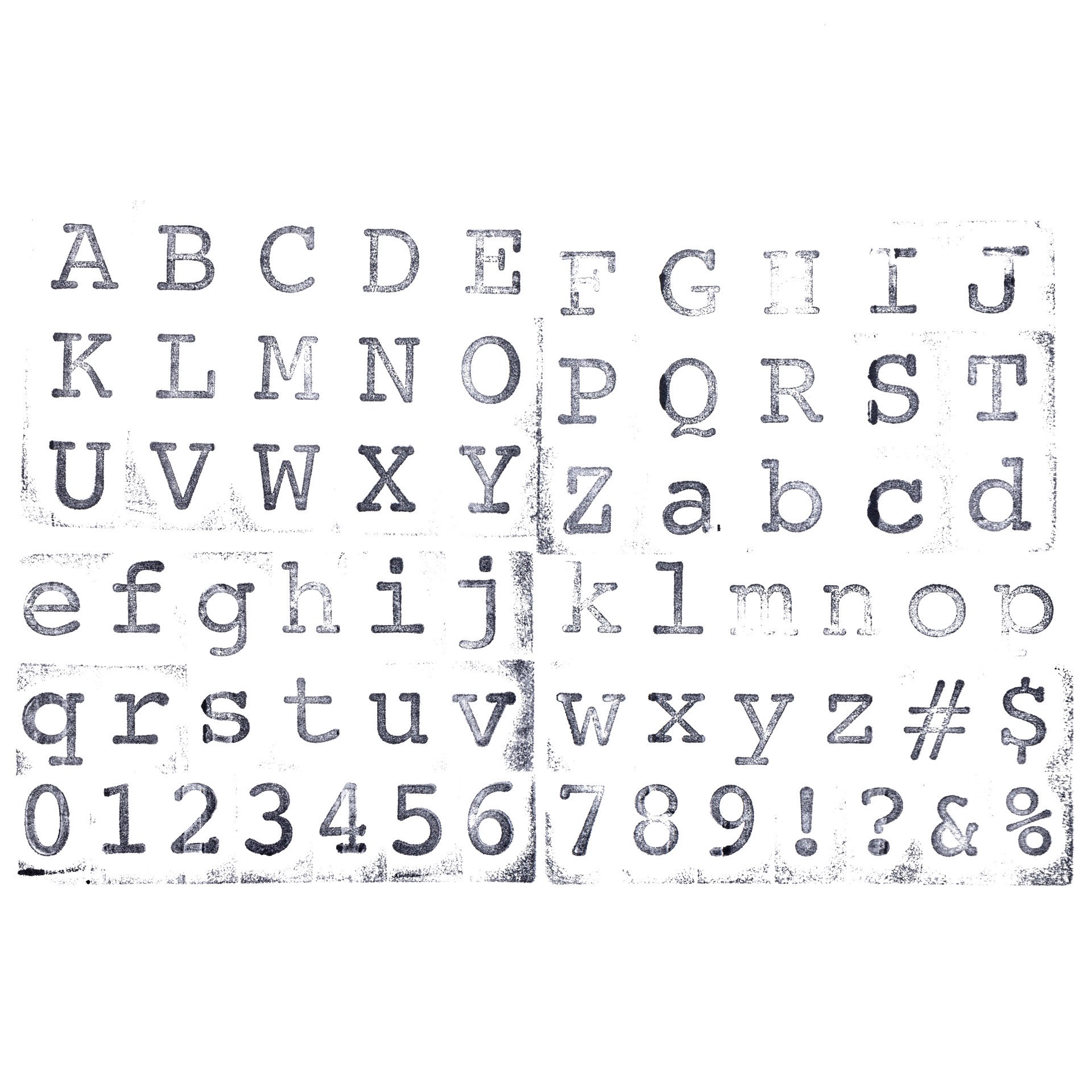 slide 2 of 3, Block Alphabet & Numbers Wood Stamp Set By Recollections, 0.96 in x 0.6 in x 1 in