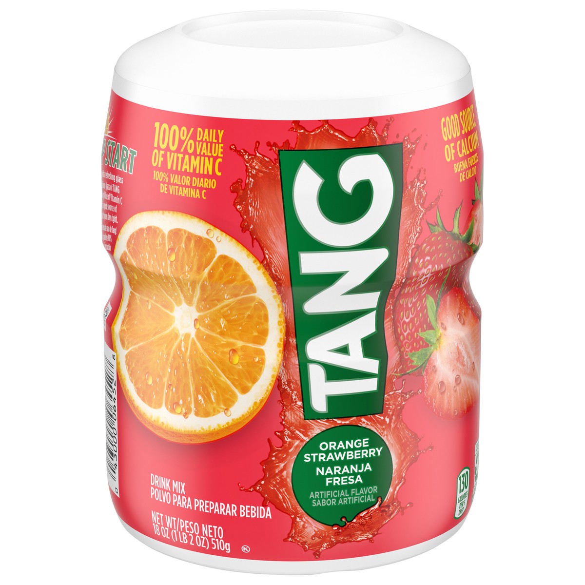slide 6 of 11, Tang Orange Strawberry Drink Mix 18 oz, 18 oz