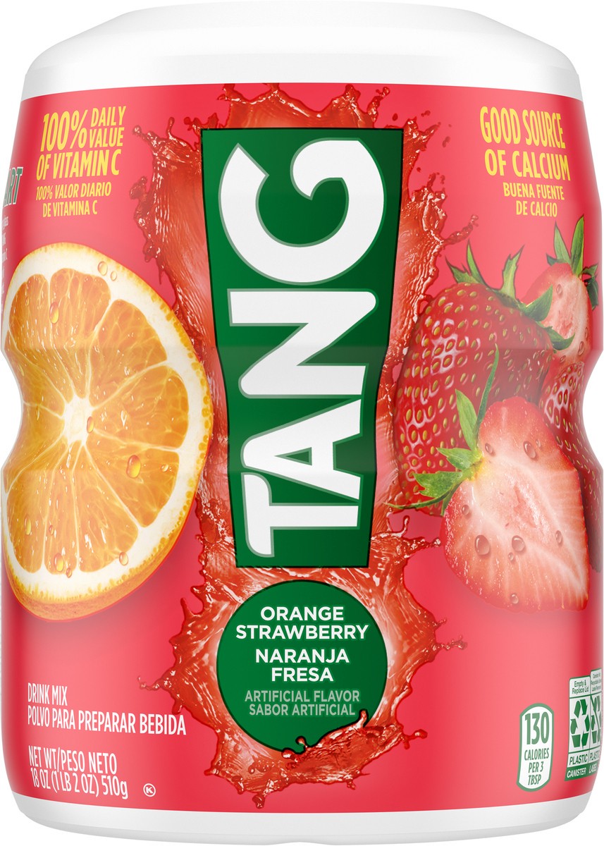 slide 11 of 11, Tang Orange Strawberry Drink Mix 18 oz, 18 oz