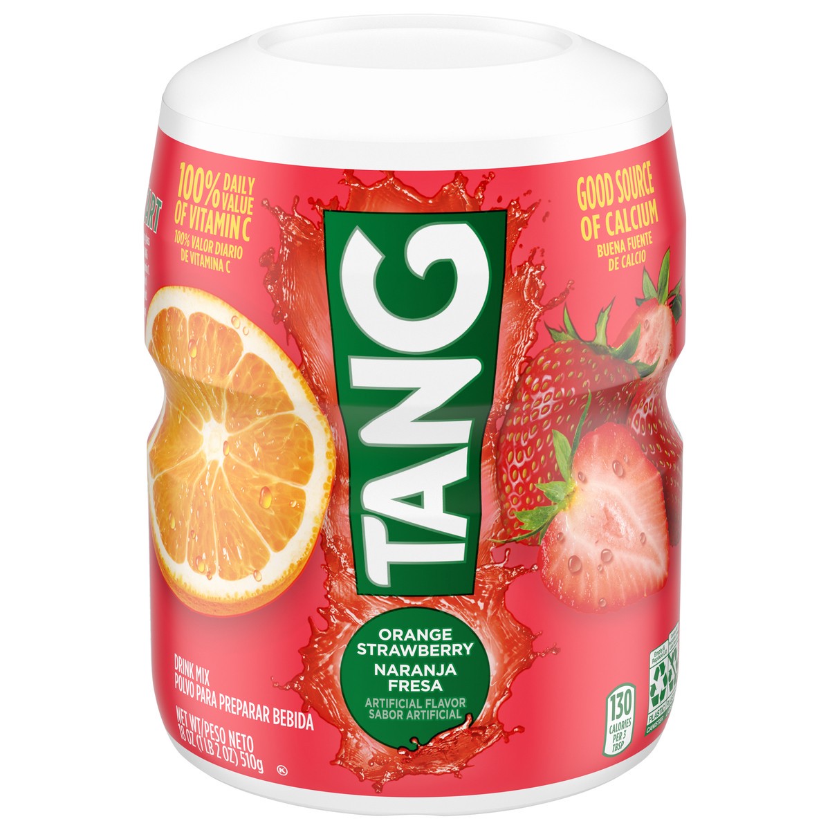 slide 4 of 11, Tang Orange Strawberry Drink Mix 18 oz, 18 oz