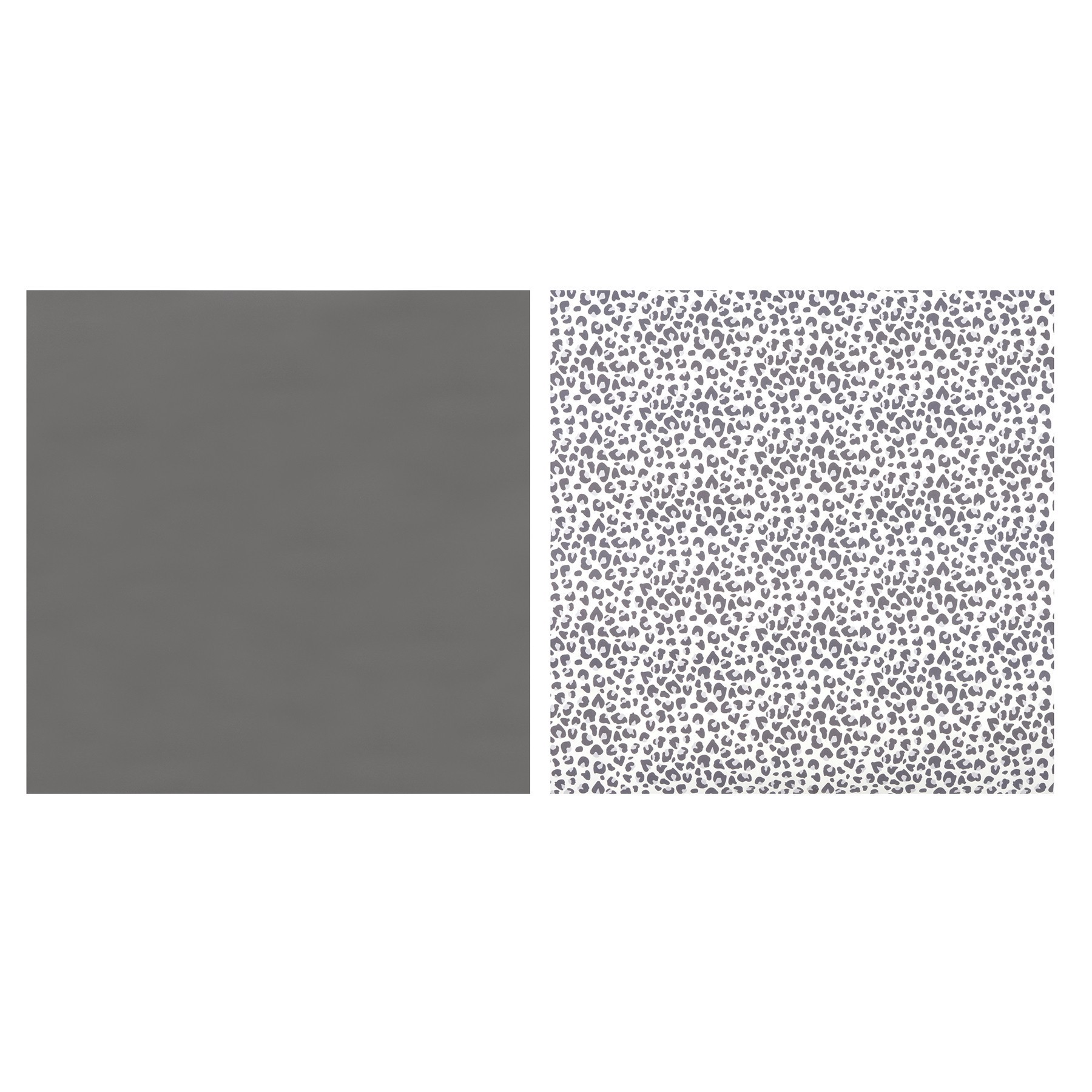 slide 2 of 2, 12" X 12" Snow Leopard & Black Sublimation Sheets By Make Market, 12 in x 12 in