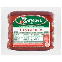 Gaspar's Gluten Free Mild Linguica Sausage