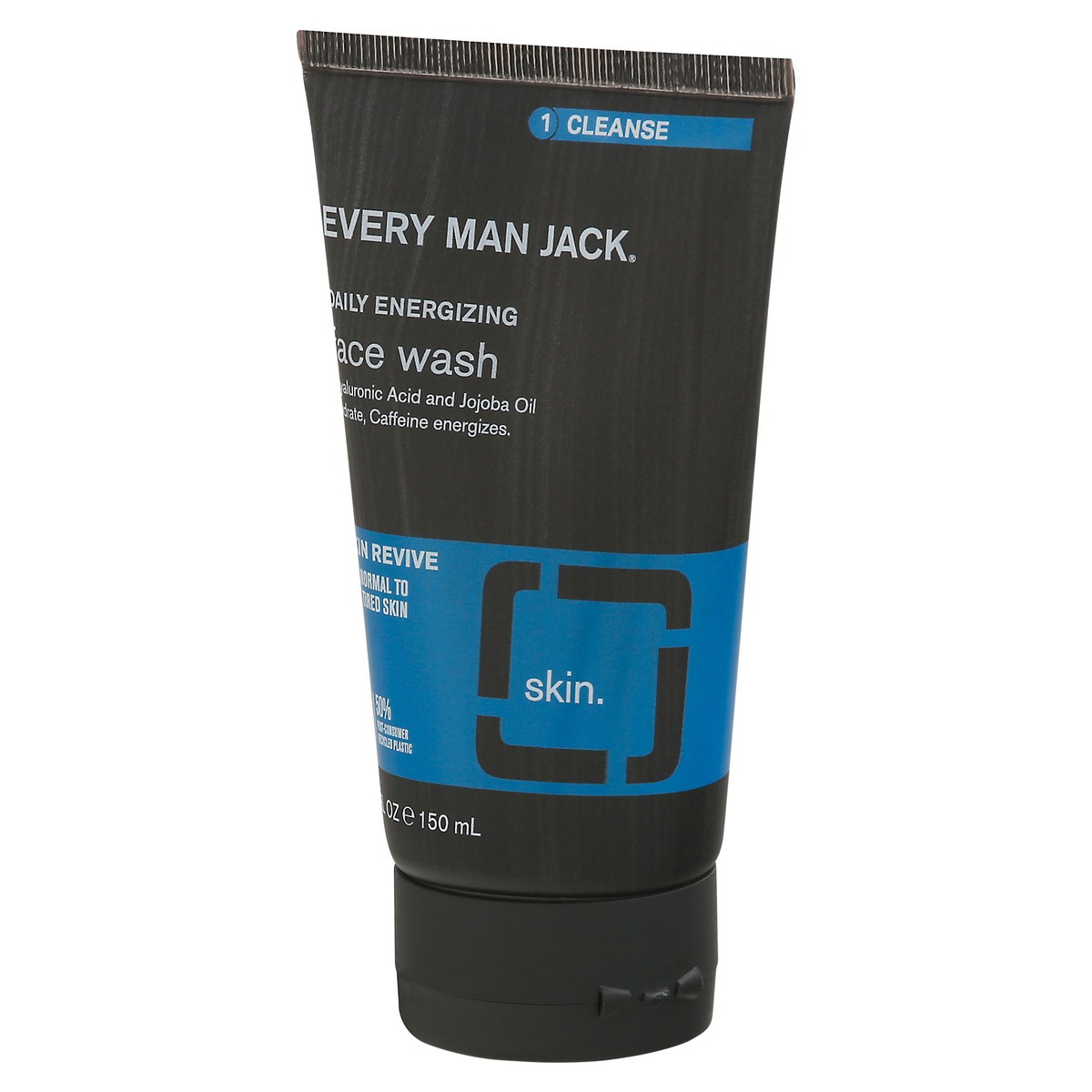 slide 5 of 9, Every Man Jack Daily Energizing Fragrance Free Face Wash for Men, Naturally Derived, 5 oz, 5 fl oz