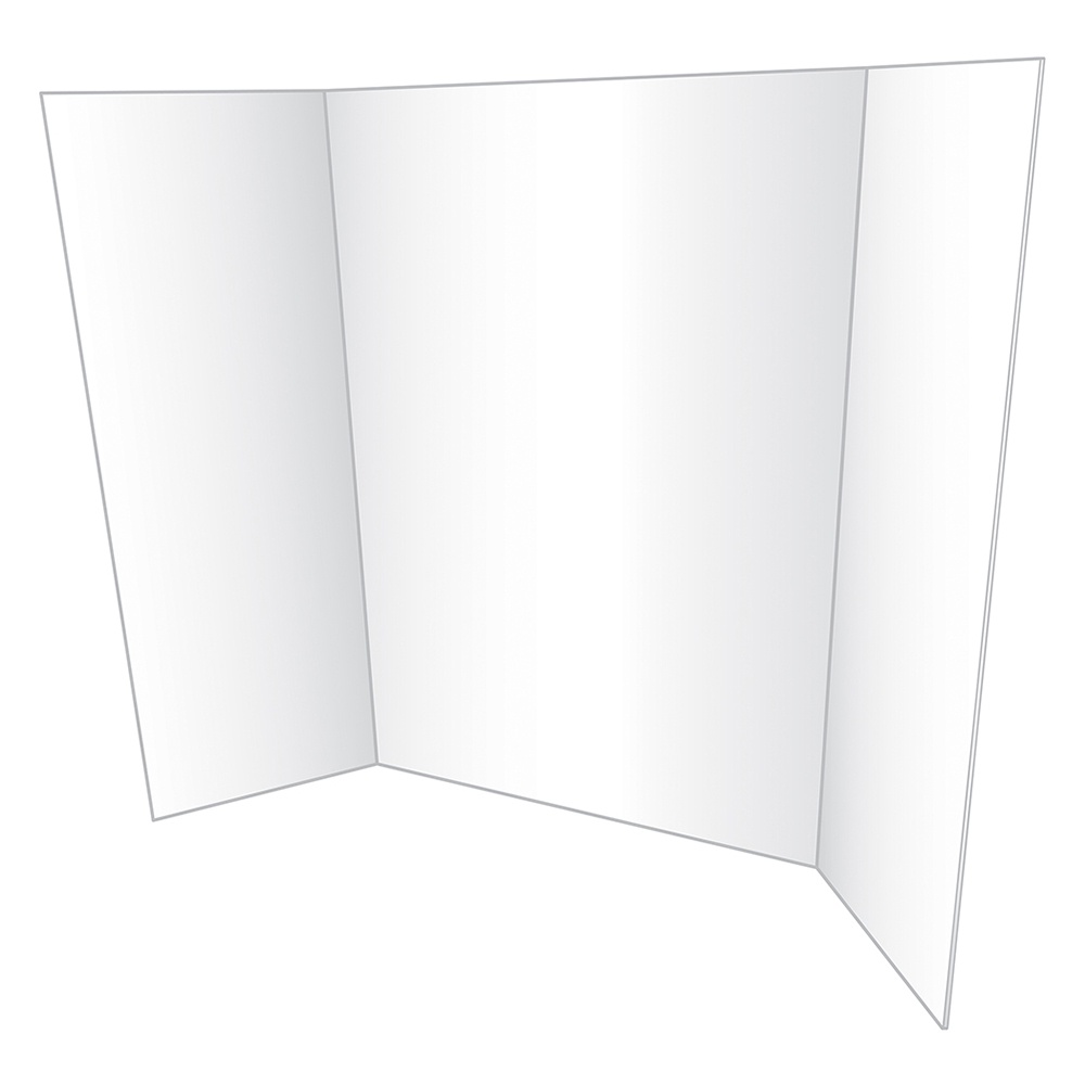 slide 1 of 2, Royal Brites White Tri-Fold Foam Board, 22 in x 28 in