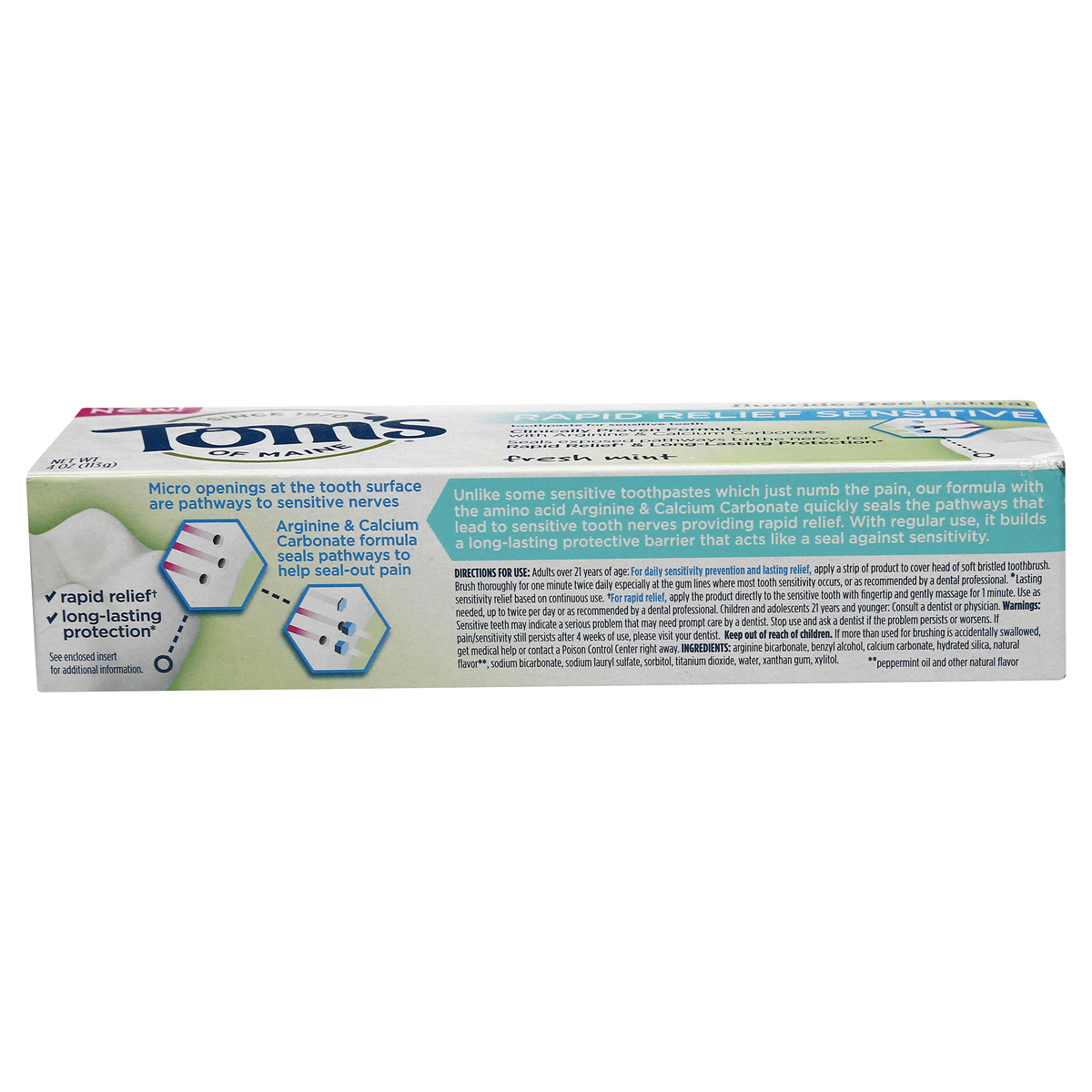 Tom's of Maine Toms of Maine Rapid Relief Sensitive Mint Natural