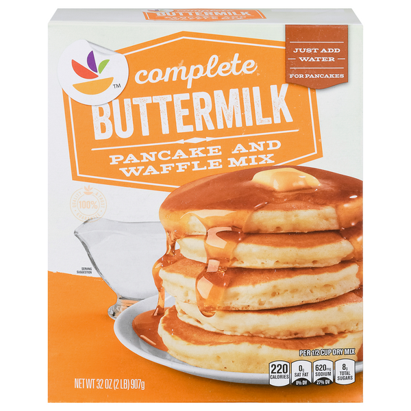 slide 1 of 1, GIANT Complete Pancake & Waffle Mix Buttermilk, 32 oz