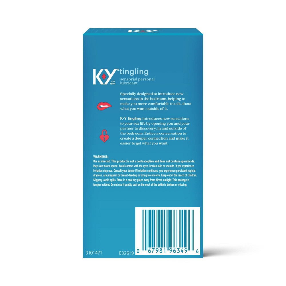 slide 6 of 10, K-Y Tingling Lube - 1.69oz, 1.69 oz