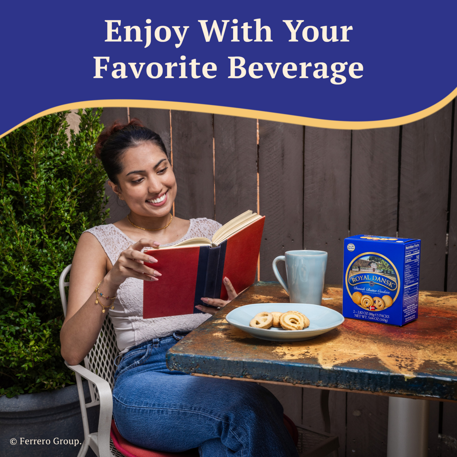 slide 3 of 5, Royal Dansk Danish Butter Cookies 2 - 2.82 oz Packs, 2 ct